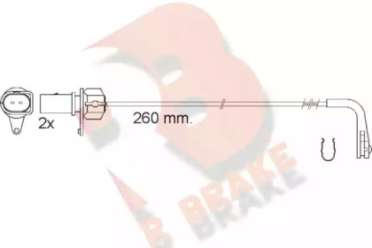 Контакт (R BRAKE: 610545RB)